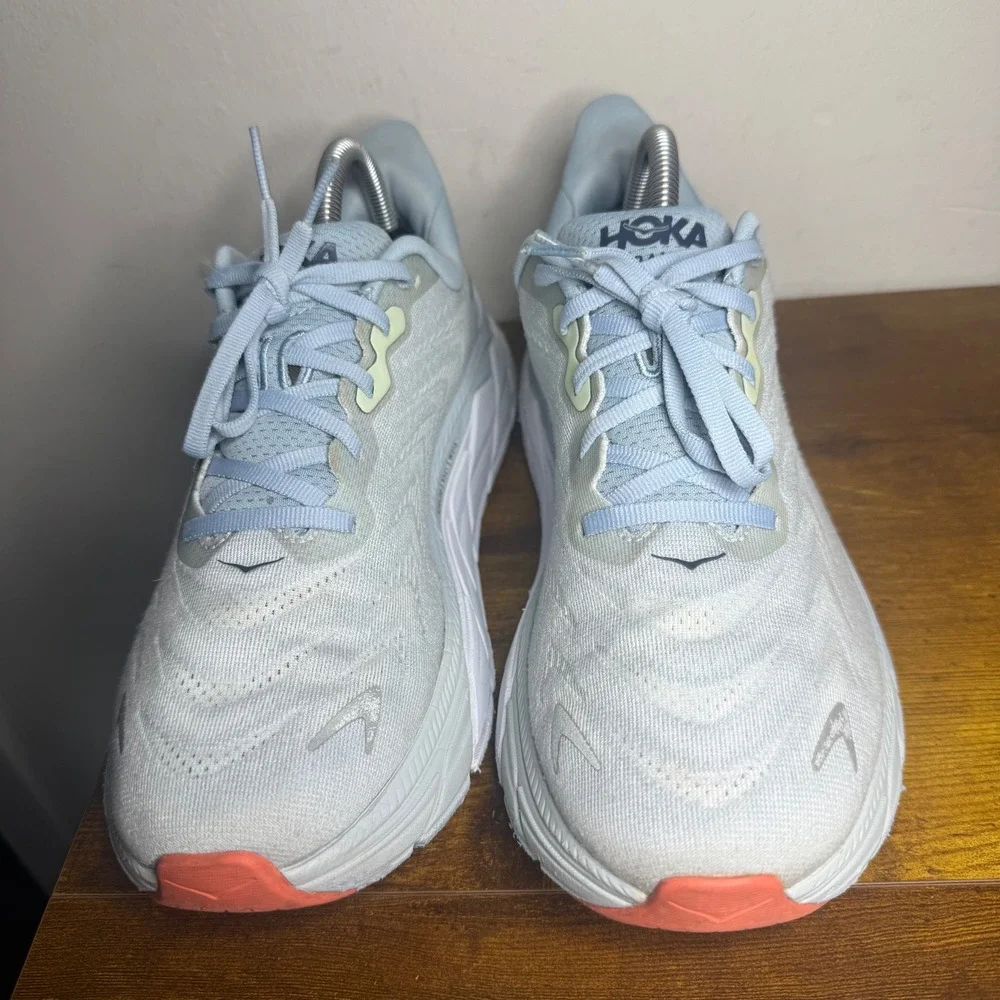 Hoka Arahi 6 Running Shoes Womens Size 10 Light Blue PABE 1123195